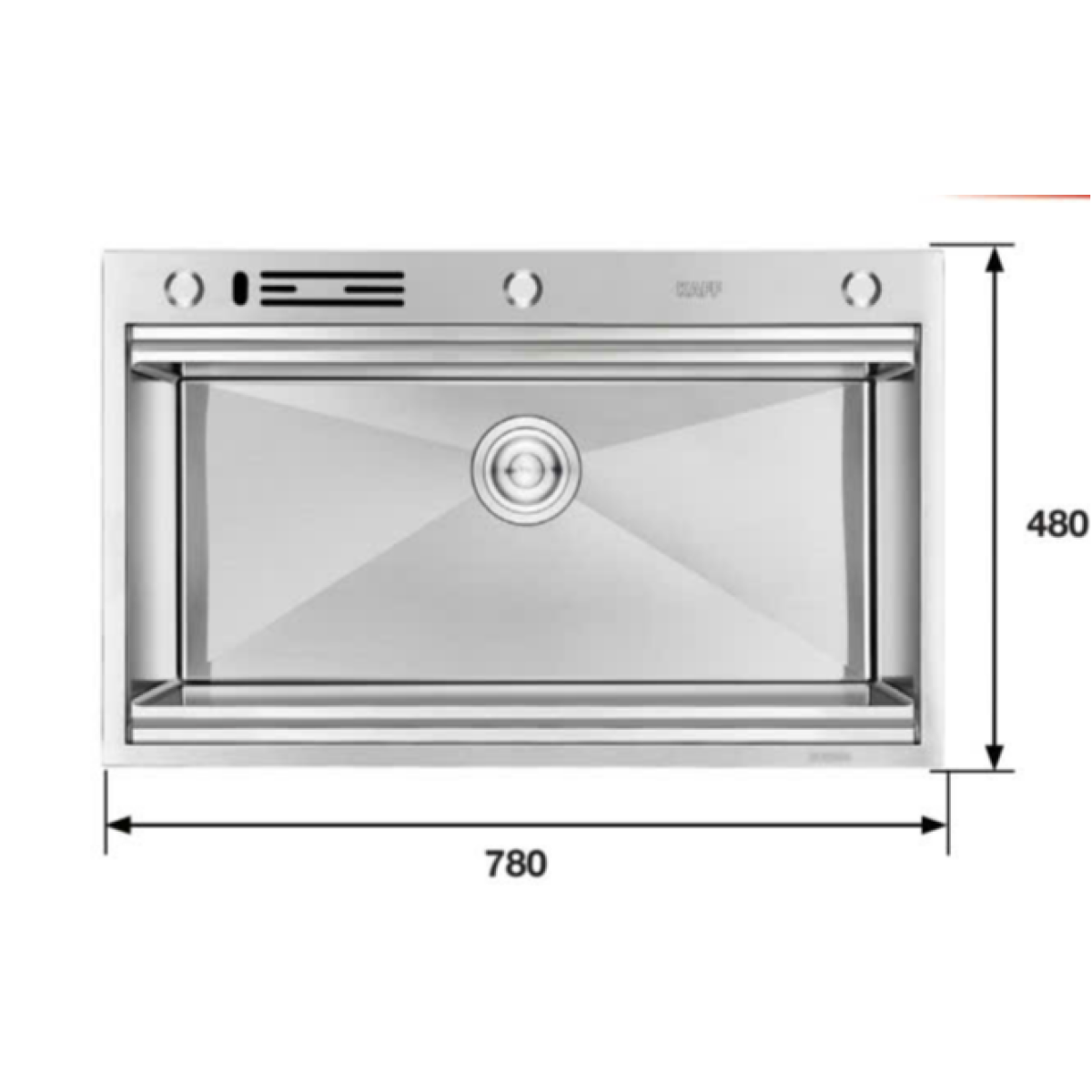 CHẬU RỬA INOX KF-HM7848A