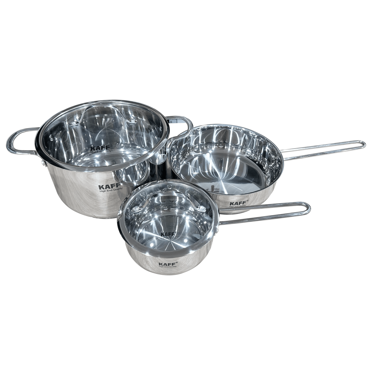 BỘ NỒI INOX 5 MÓN KAFF KF-ST05304
