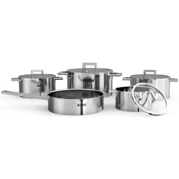 BỘ NỒI CHẢO INOX 9 MÓN KF-DIAMON09304 Luxury